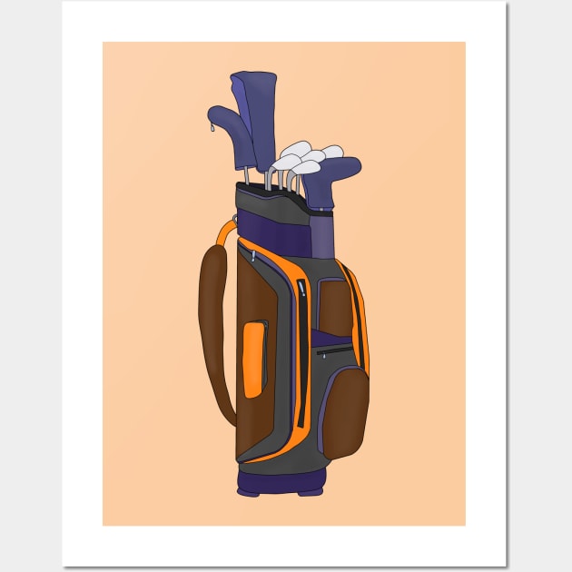 Extraordinary golf bag Wall Art by DiegoCarvalho